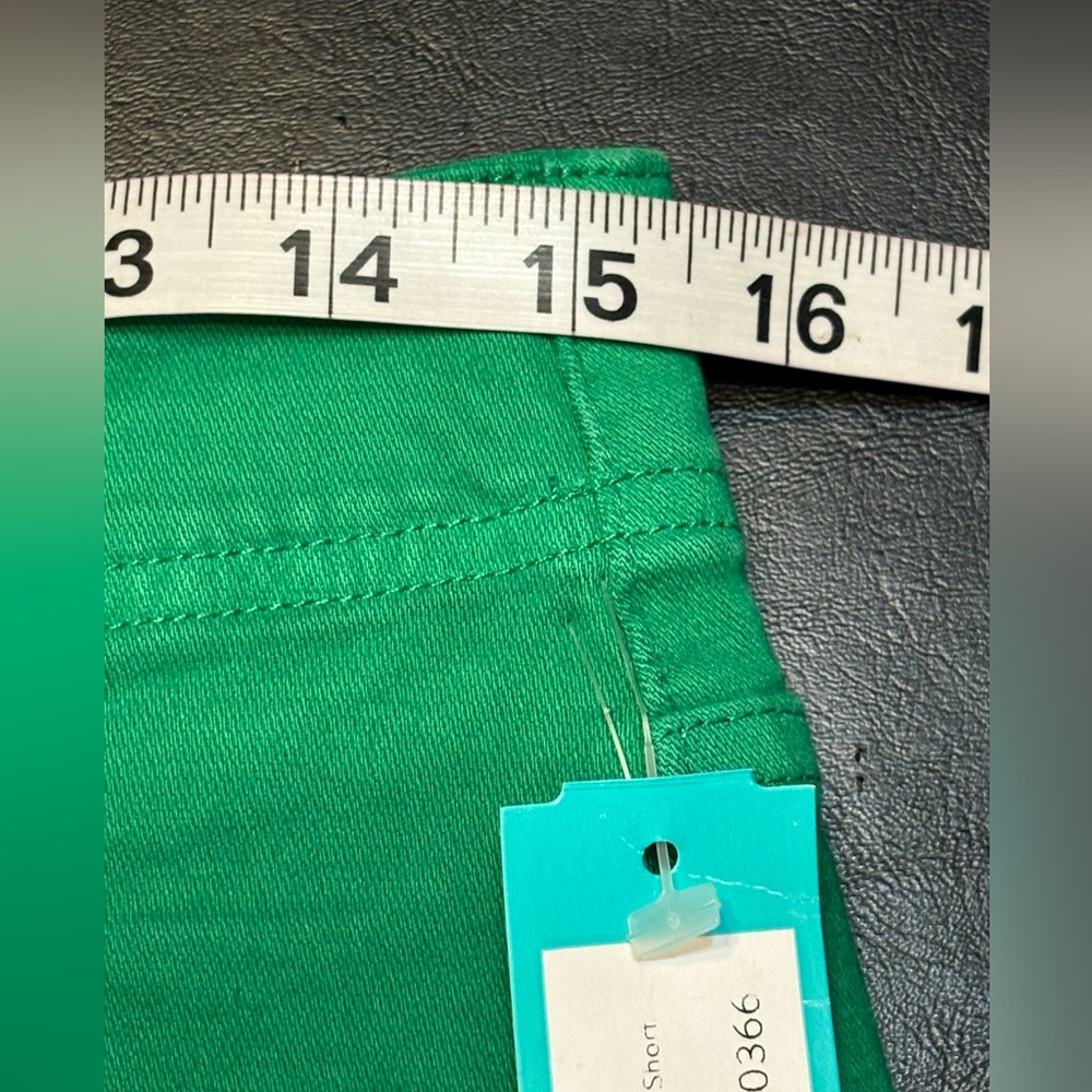 Daze Denim The Valley Short High Ride Patch Pocket Short Green Size 10/30 NWT - Picture 4 of 10